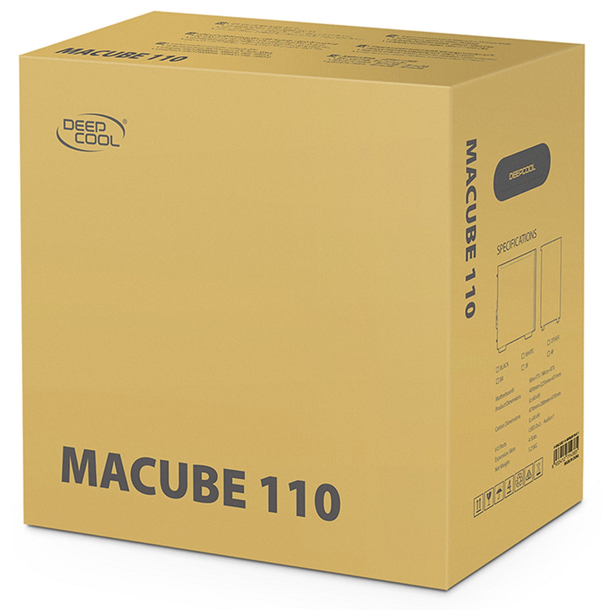 DeepCool MACUBE 110 Black Micro ATX Mini-ITX Tower Case