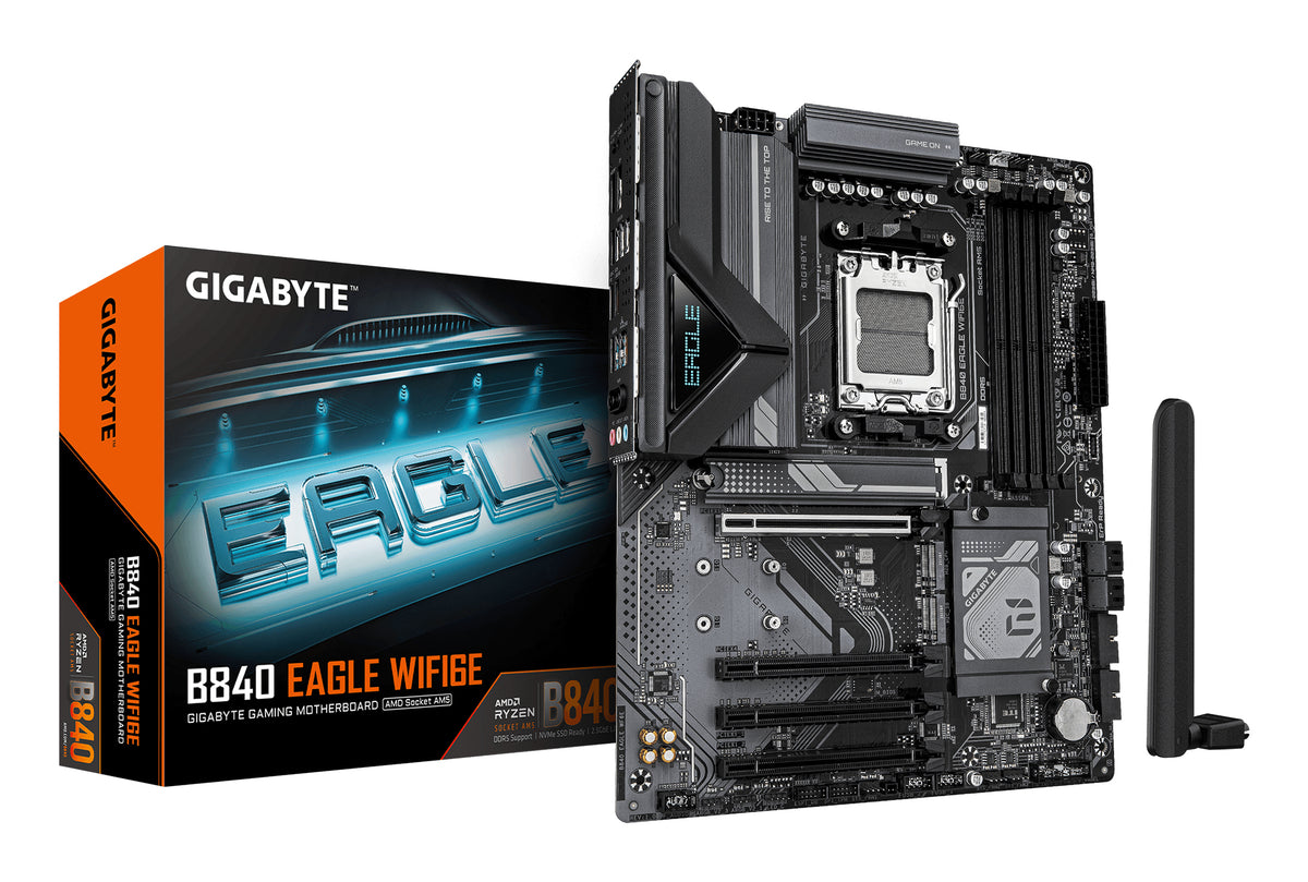 Gigabyte B840 Eagle WiFi 6E AM5 ATX Motherboard - DDR5