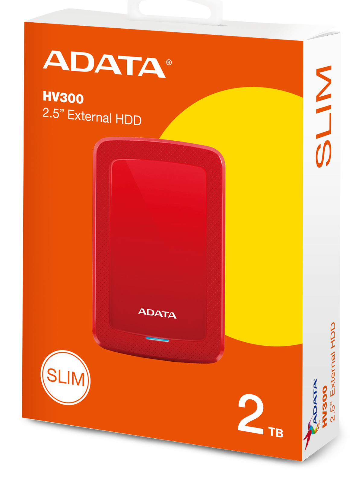 ADATA HV300 External Hard Drive 2.5 Red 1TB 2TB
