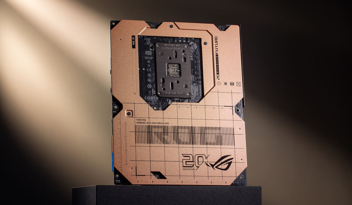 A view of the backplate for the ROG Crosshair 20006
