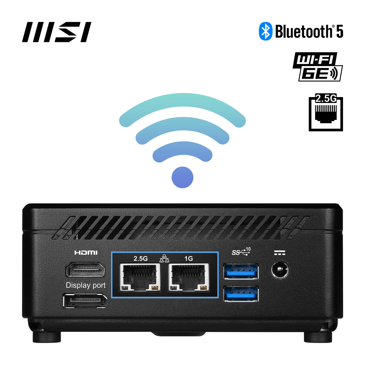MSI Cubi 5 12M Barebone Mini PC - Intel Core i7-1255U