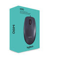 Logitech M90 Wired USB Mouse - 3 Button, 1000 DPI, Black