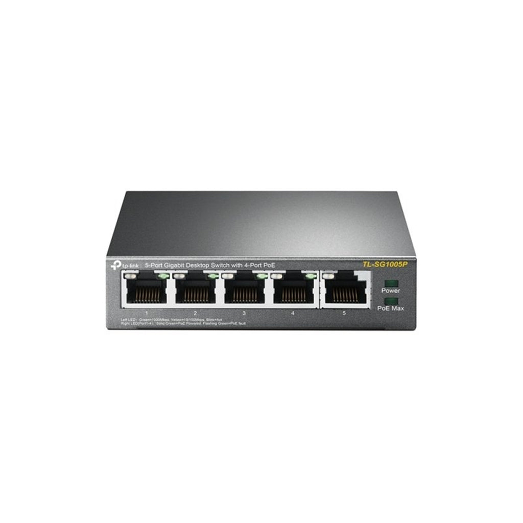 TP-Link TL-SG1005P 5-Port Gigabit Desktop PoE+ Switch 65W – view 2