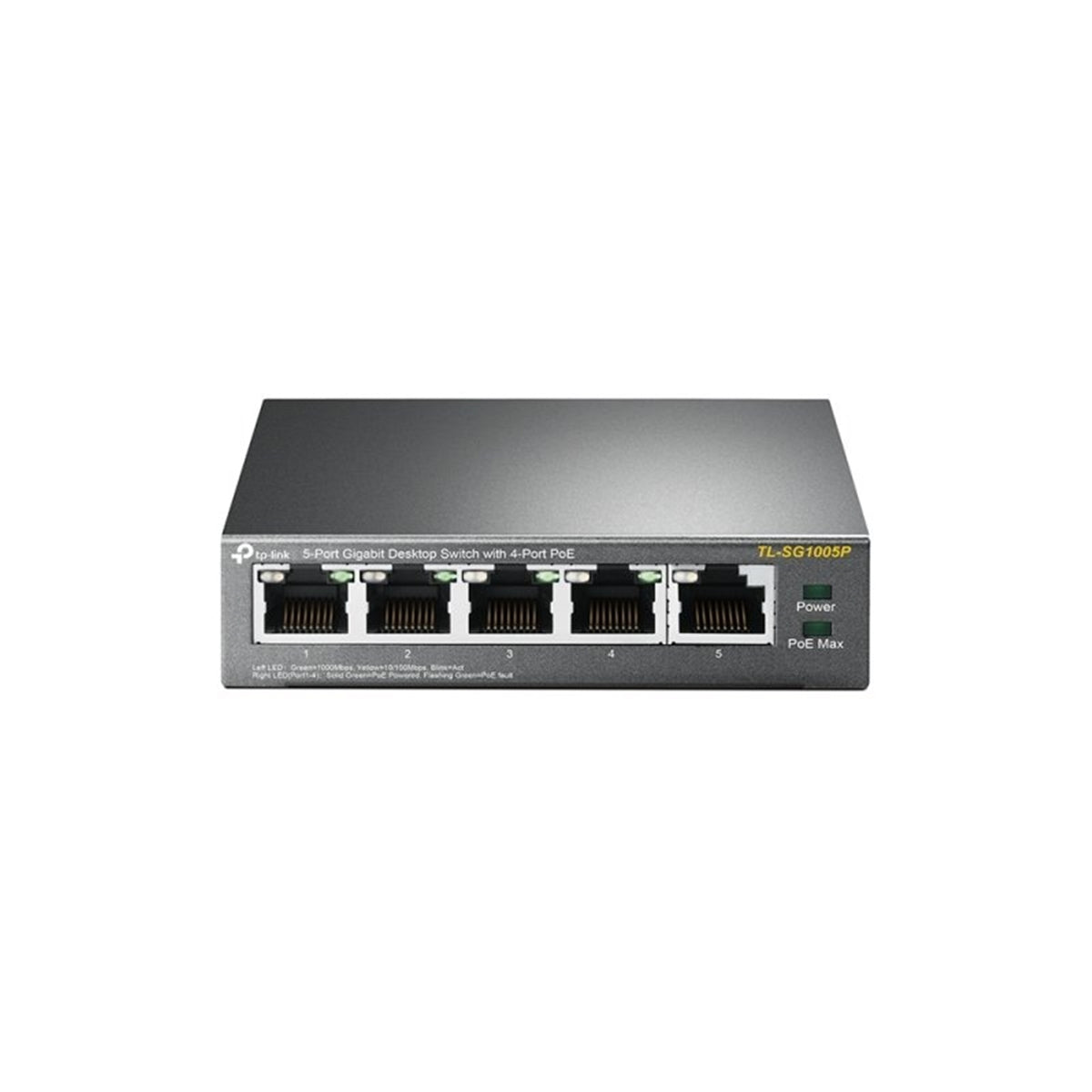 TP-Link TL-SG1005P 5-Port Gigabit Desktop PoE+ Switch 65W – view 2