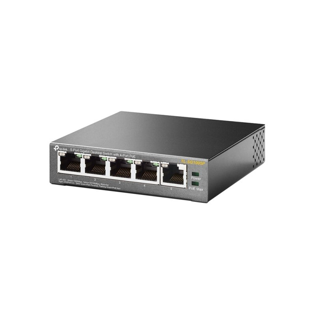 TP-Link TL-SG1005P 5-Port Gigabit Desktop PoE+ Switch 65W – view 3