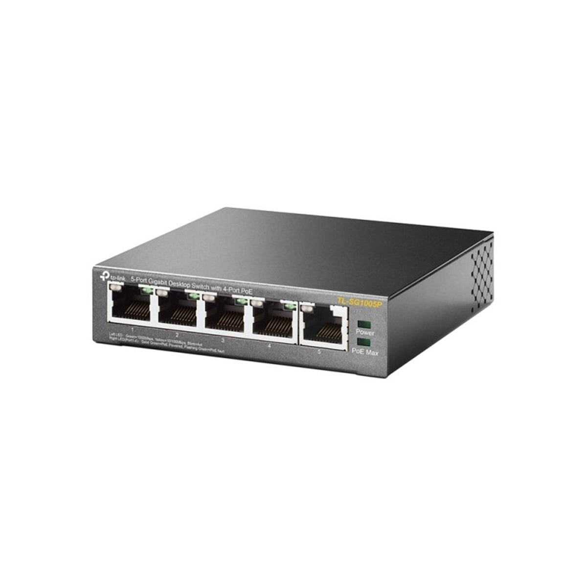 TP-Link TL-SG1005P 5-Port Gigabit Desktop PoE+ Switch 65W – view 3