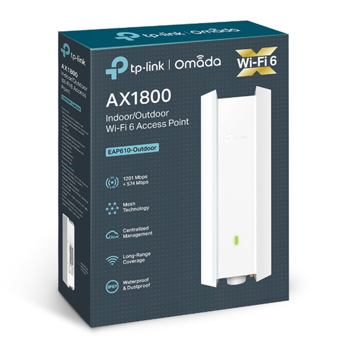 TP-Link Omada EAP610-Outdoor AX1800 WiFi 6 Access Point – view 5
