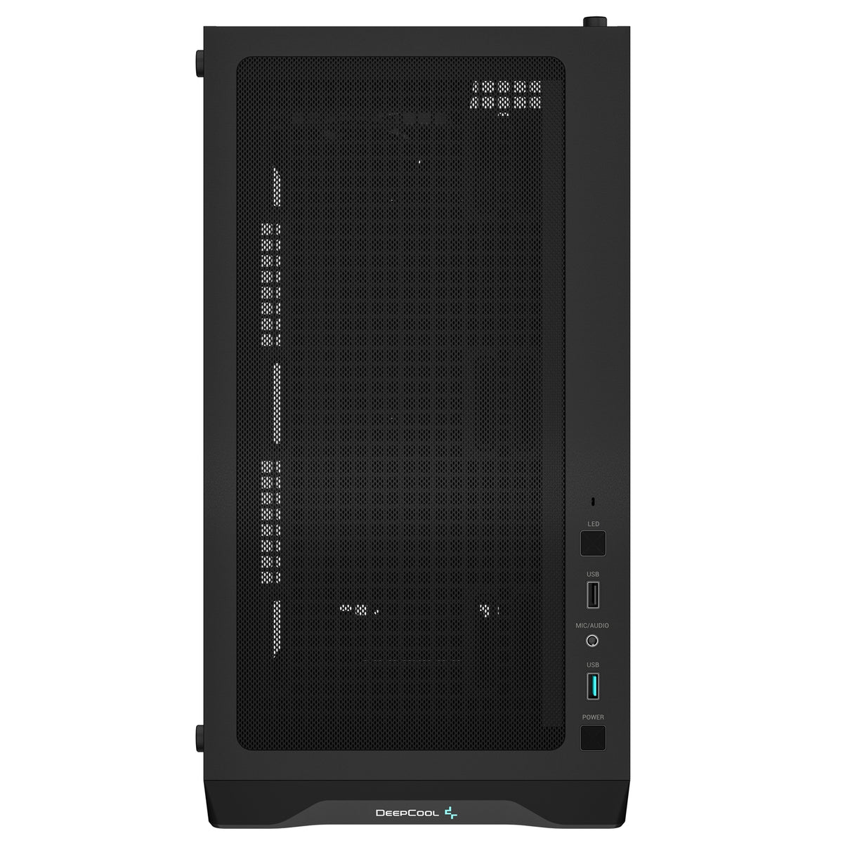 DeepCool CC360 ARGB Black mATX Mini Tower Case - 3x ARGB Fans