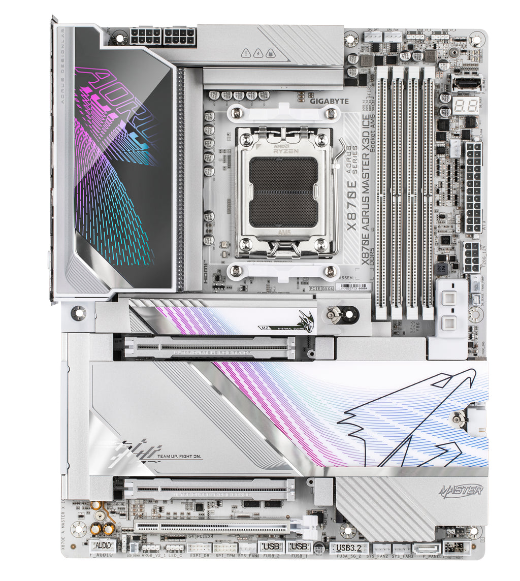 Gigabyte X870E AORUS MASTER X3D ICE AM5 ATX Motherboard