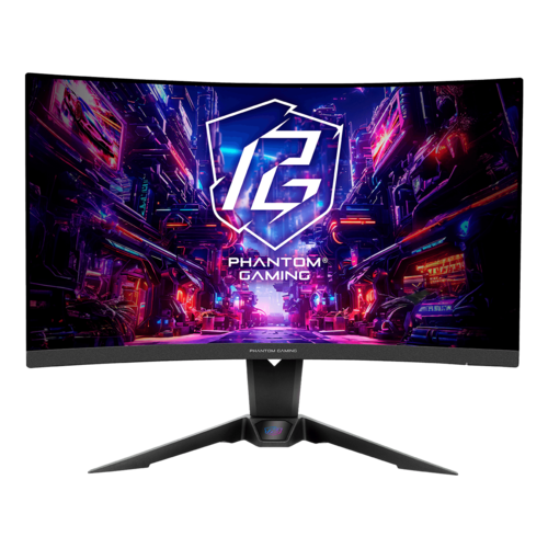 Phantom Gaming PG27QRT2A, Curved, 27" VA, 2560 x 1440 (QHD), 1ms, 180Hz, FreeSync™ Gaming Monitor