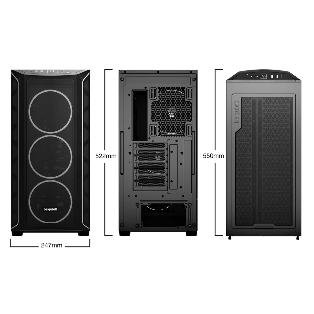 be quiet! Shadow Base 800 FX Mid Tower Case BGW63 - ARGB