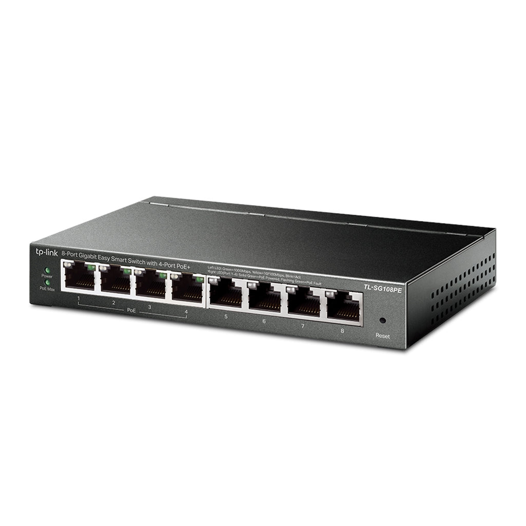 TP-Link TL-SG108PE 8-Port Gigabit PoE+ Easy Smart Switch 64W – view 2