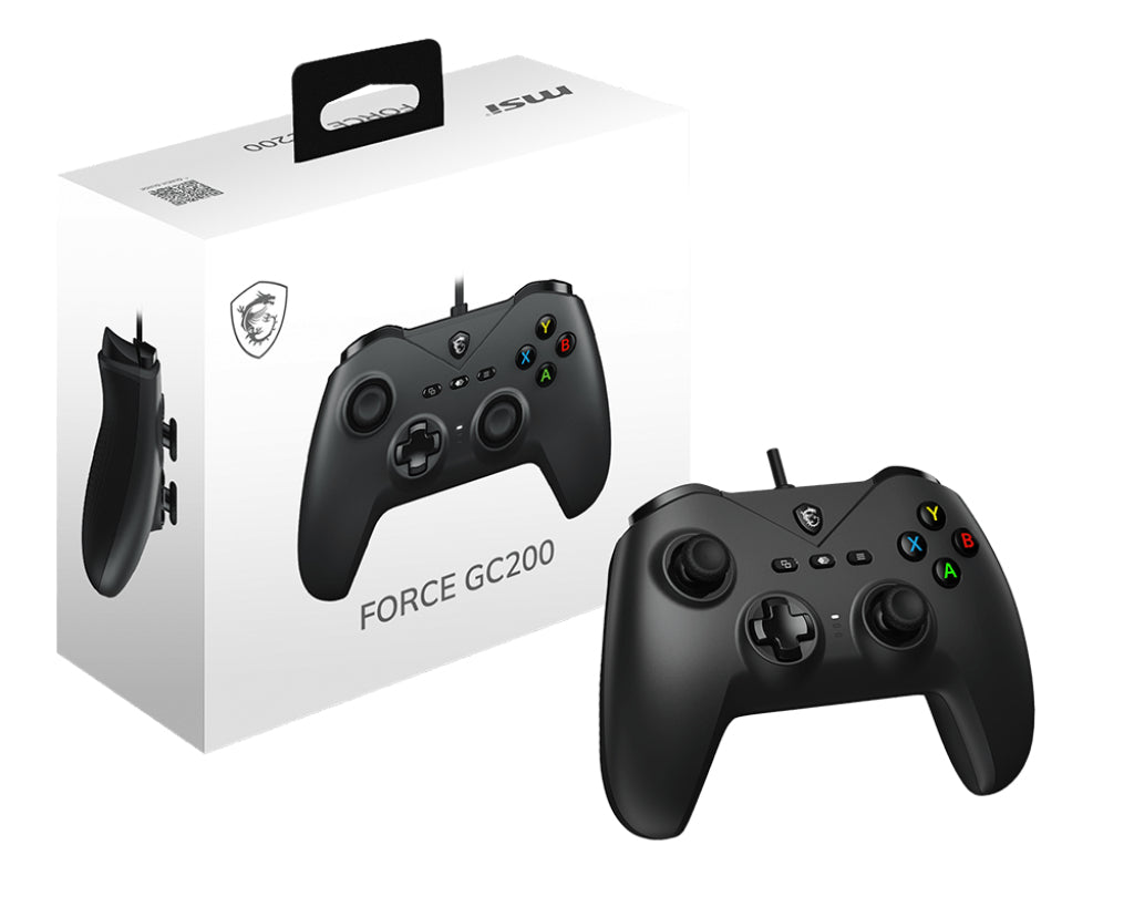 MSI FORCE GC200 Wired Gaming Controller - Hall Effect Triggers