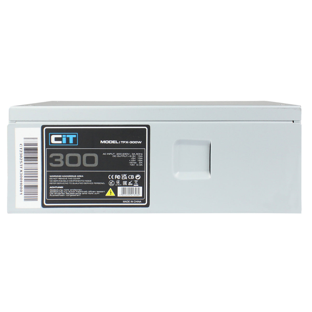 CIT TFX-300W 300W Silver TFX Power Supply - 80mm Fan – view 6