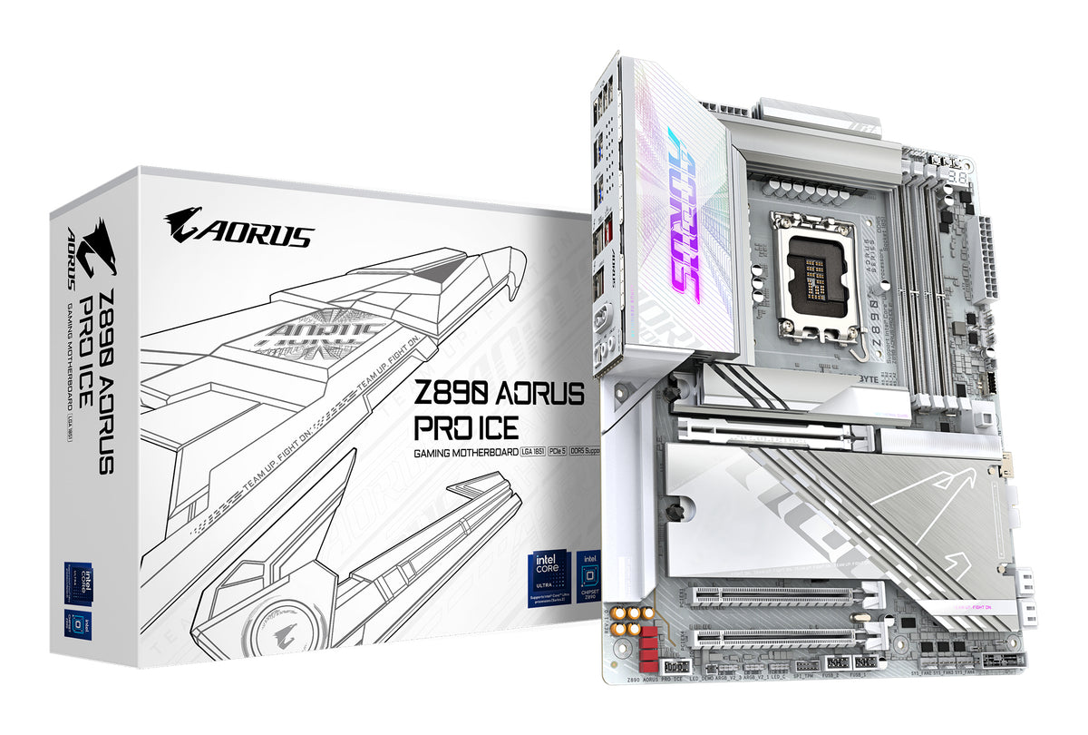 Gigabyte Z890 AORUS PRO ICE LGA1851 ATX Motherboard Wi-Fi 7