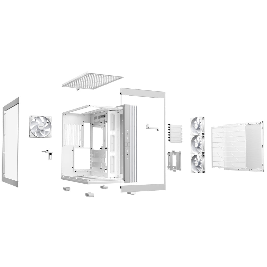 be quiet! Light Base 600 LX White Mid Tower Case BGW68