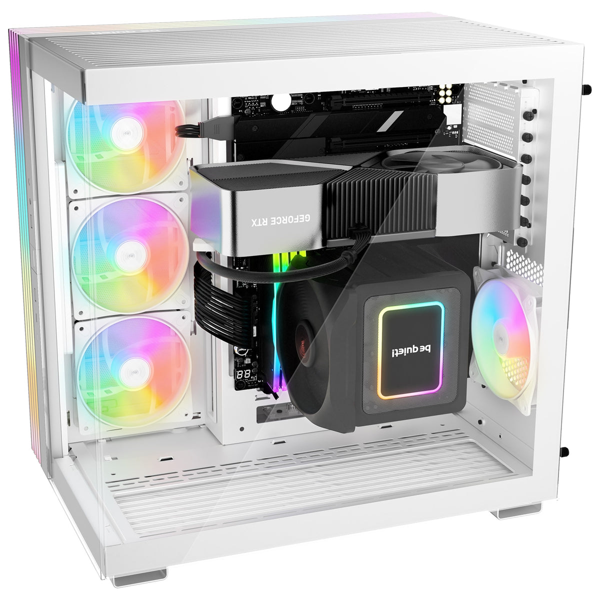 be quiet! Light Base 600 LX White Mid Tower Case BGW68