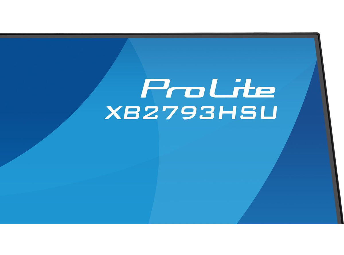 iiyama ProLite monitor XB2793HSU-B1 Height Adjustable, 27' IPS, 120Hz, Black, 4-side slim bezel and C energy class, HDMI, Display Port, USB Hub