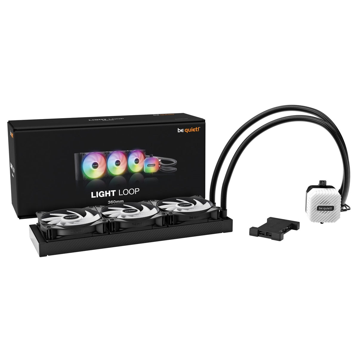 be quiet! Light Loop 360mm Black AIO Liquid Cooler - ARGB
