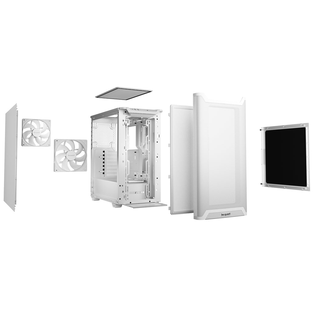 be quiet! Pure Base 501 Airflow White Mid Tower Case BG075