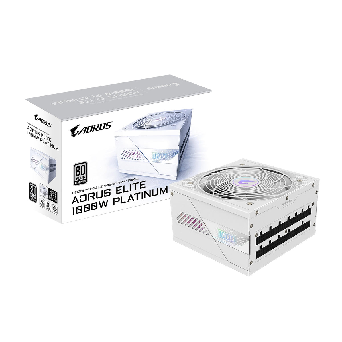 GIGABYTE AORUS Elite P1000W 80+ Platinum PCIe 5.0 ICE PSU – view 5
