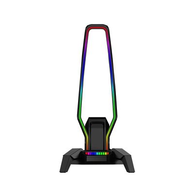 Marvo Scorpion HZ-10 Kobe 30 USB RGB Gaming Headset Stand and Hub (Black) - prodiskit.com