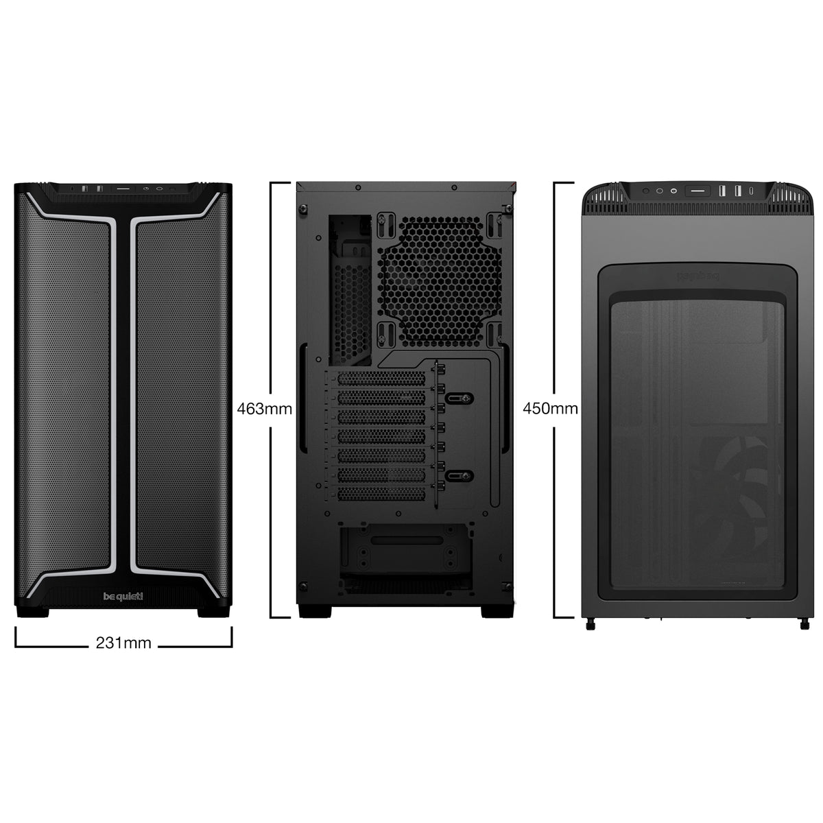 be quiet! Dark Base Pro 901 Black Full Tower Case BGW50