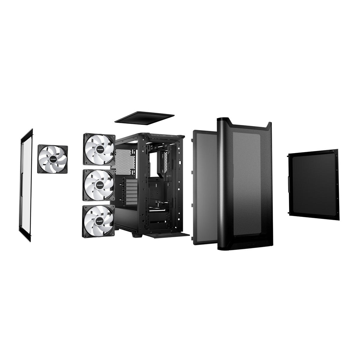 be quiet! Pure Base 501 LX Black Mid-Tower Case BGW78