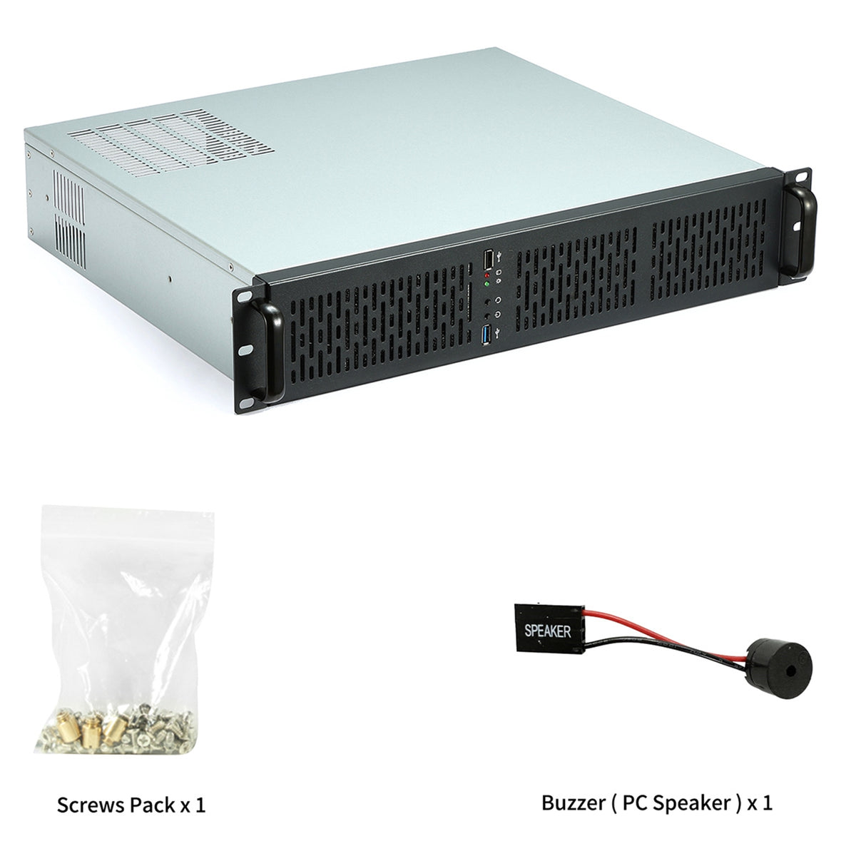 Codegen 2U400 2U Rackmount Server Case - Micro ATX/Mini ITX