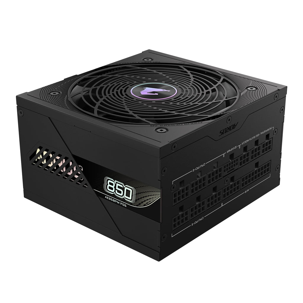 Gigabyte AORUS ELITE 850W 80+ Platinum PSU - ATX 3.1, PCIe 5.1 — view 5