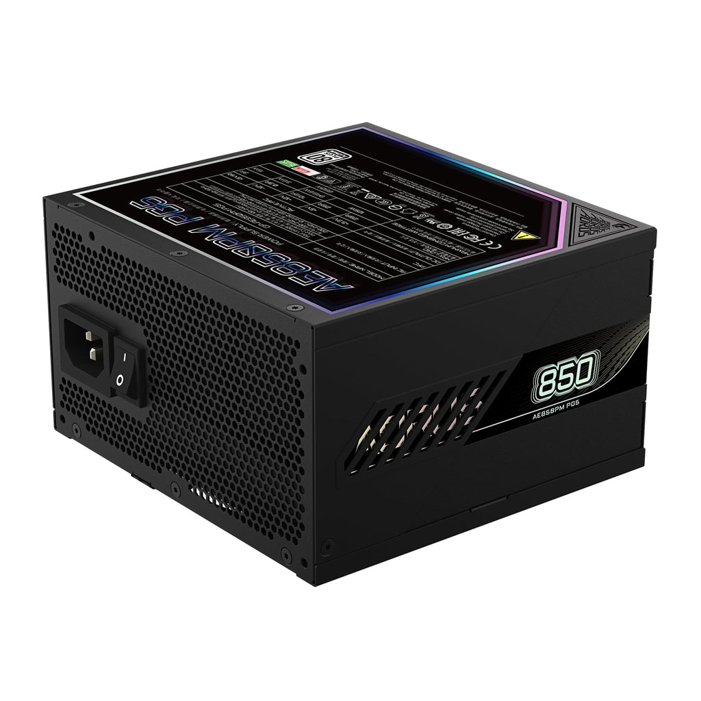 Gigabyte AORUS ELITE 850W 80+ Platinum PSU - ATX 3.1, PCIe 5.1 — view 6