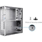 CiT S8i-AC SFF Micro-ATX PC Case 8.3L - Black, TFX