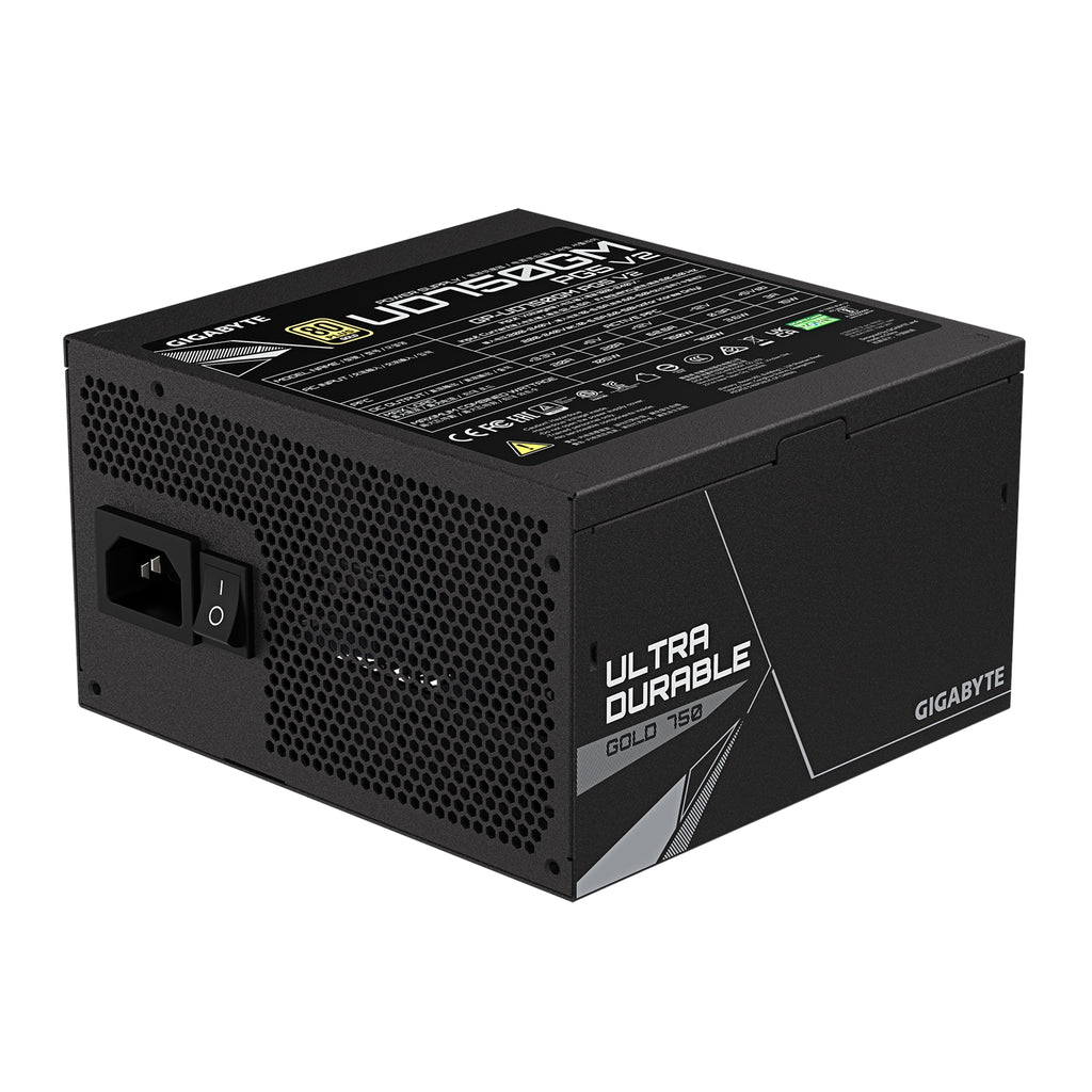 GIGABYTE GP-UD750GM PG5 V2 750W Gold Modular PSU ATX 3.1 — view 3