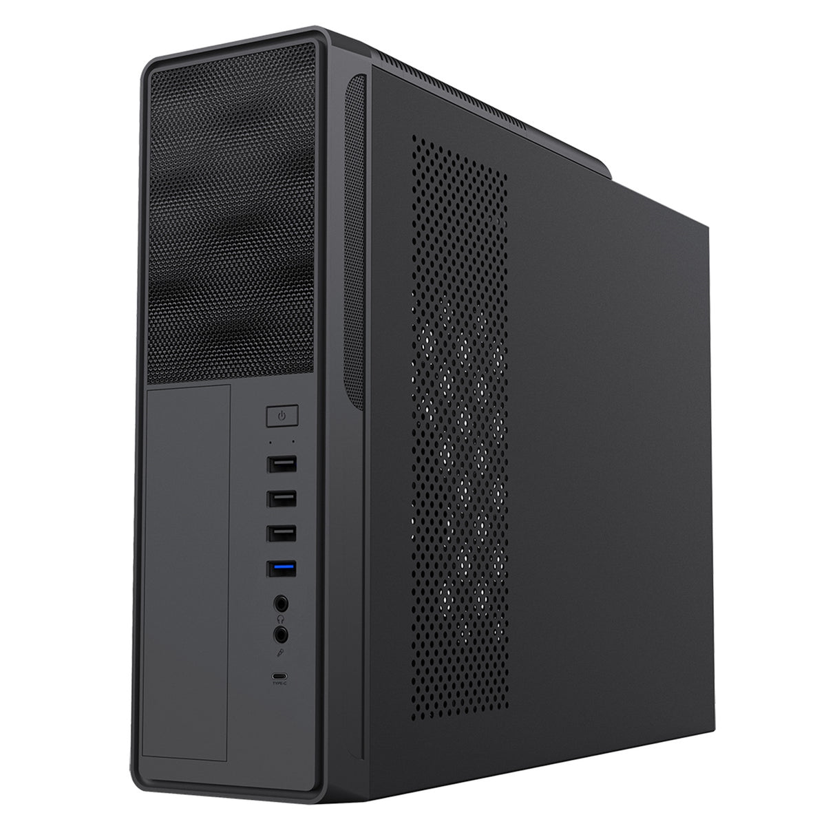 CiT S014C Slim Micro ATX/ITX Desktop Case 300W PSU USB-C