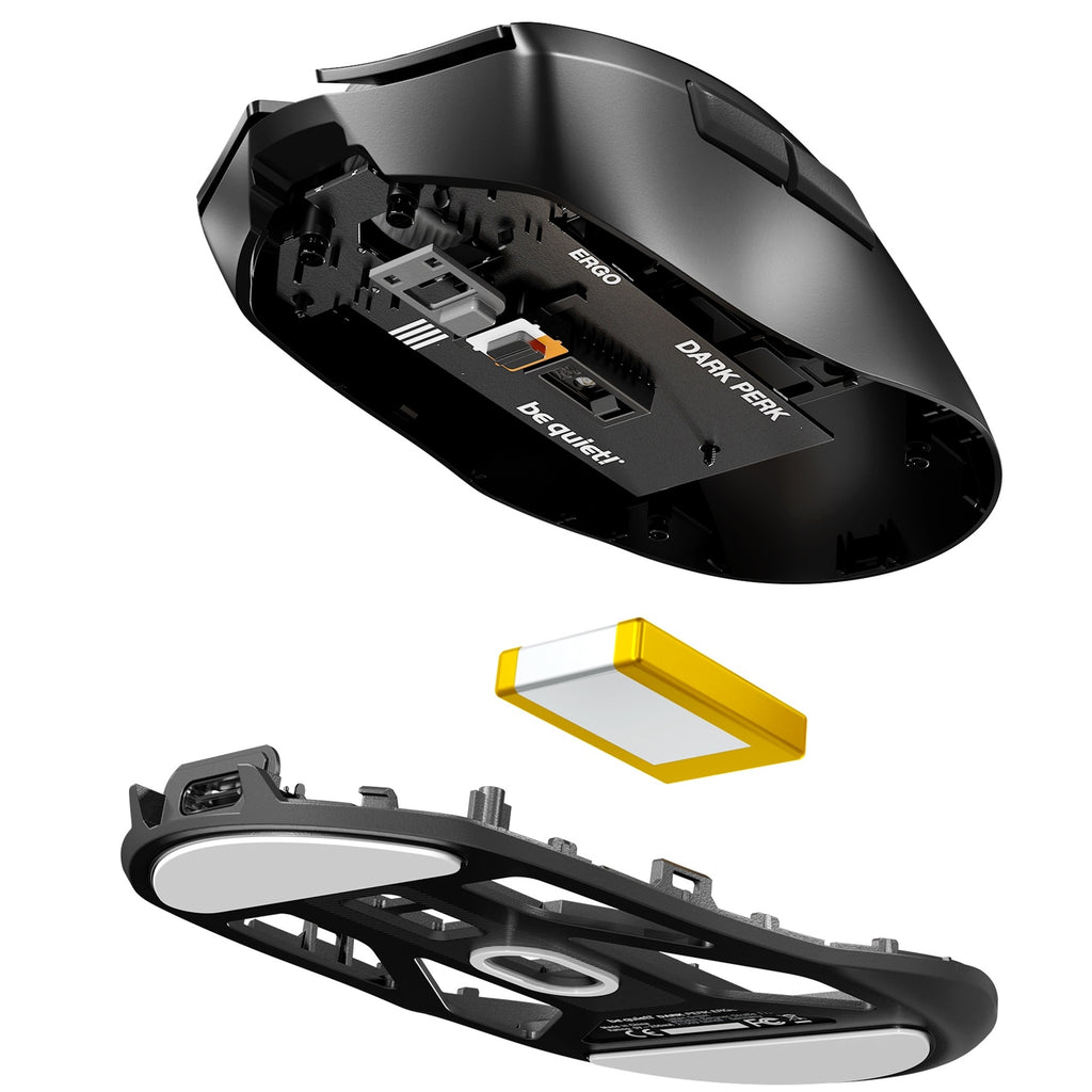 be quiet! Dark Perk Ergo Wireless Gaming Mouse - 55g, 32000 DPI