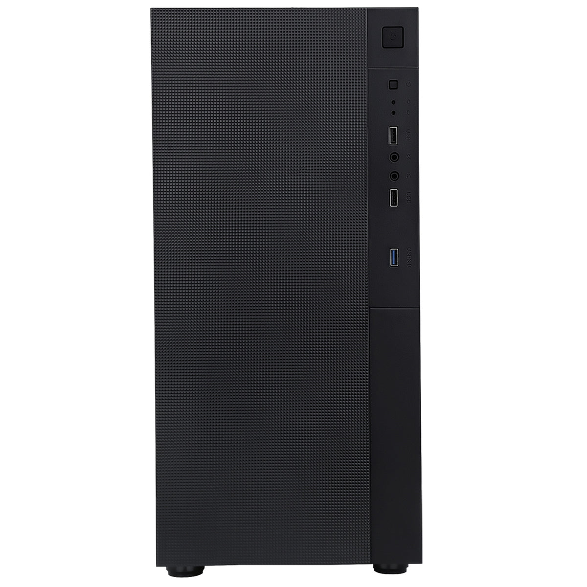 CiT Silent ES Black ATX Mid-Tower Case - 2x 120mm PWM Fans