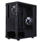CiT Silent ES Black ATX Mid-Tower Case - 2x 120mm PWM Fans