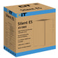 CiT Silent ES Black ATX Mid-Tower Case - 2x 120mm PWM Fans