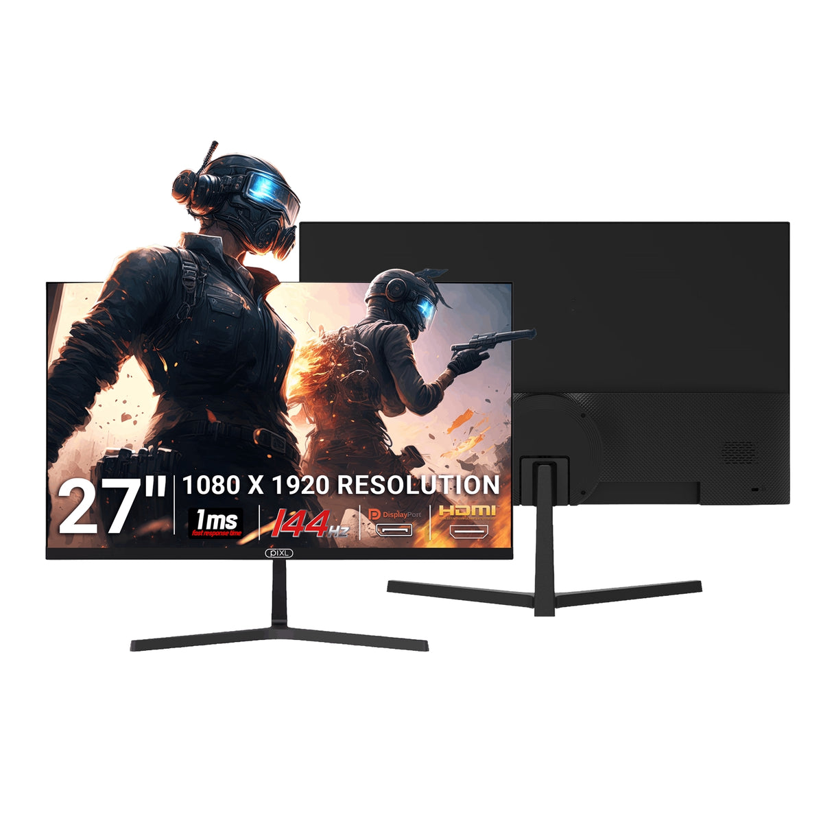 piXL PX27B221S 27" 144Hz Full HD IPS Monitor with Speakers – view 3