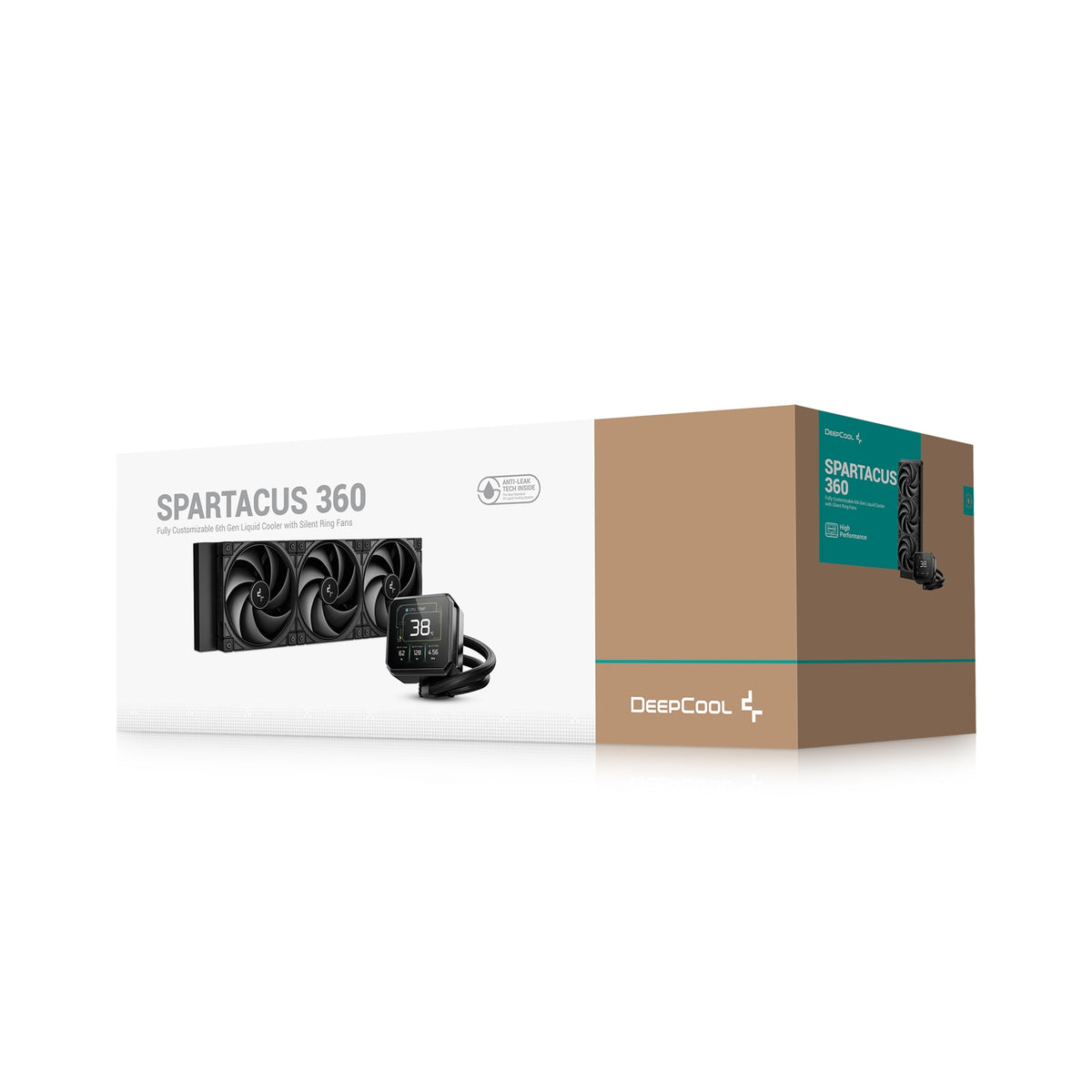 DeepCool SPARTACUS 360 AIO Liquid Cooler - 360mm, LCD