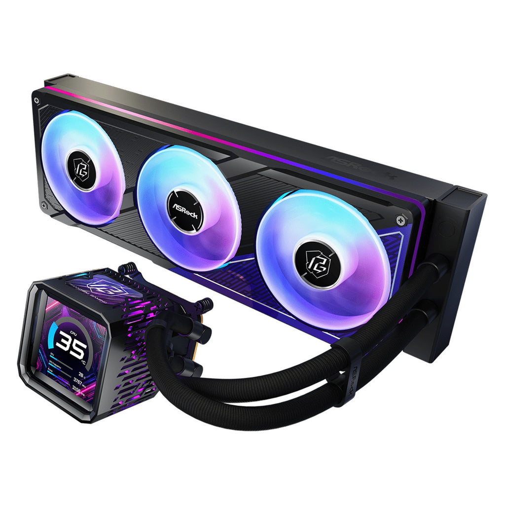 ASRock Phantom Gaming 360 LCD AIO CPU Cooler - 360mm