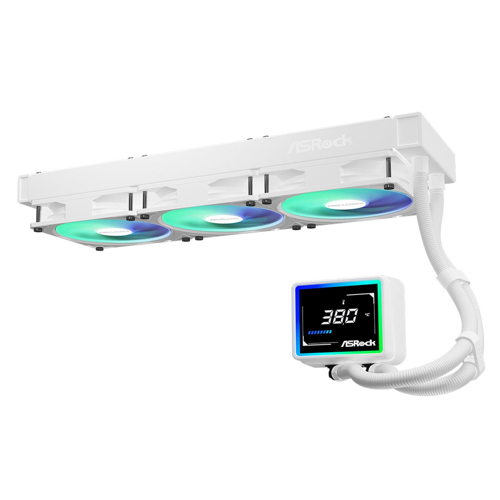 ASRock Challenger White 360 Digital AIO Liquid CPU Cooler – view 4