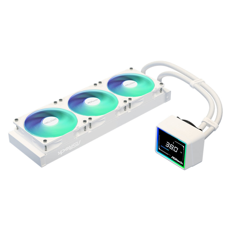 ASRock Challenger White 360 Digital AIO Liquid CPU Cooler – view 5