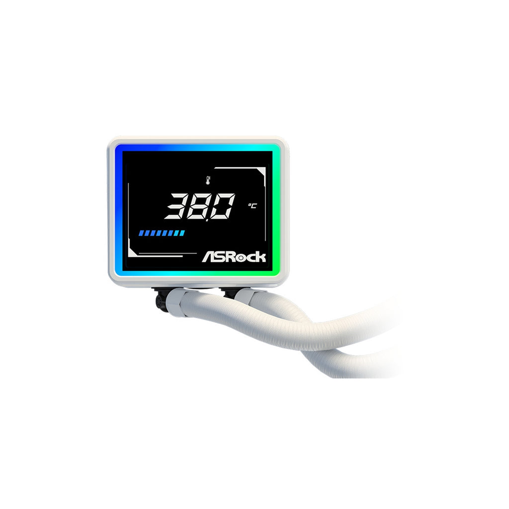 ASRock Challenger White 360 Digital AIO Liquid CPU Cooler – view 6