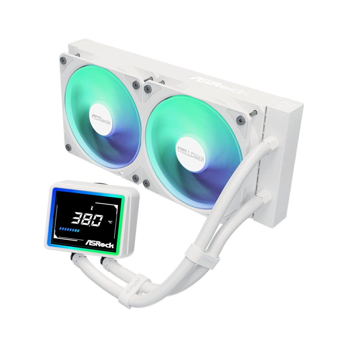 ASRock Challenger White 240 Digital AIO Cooler - 240mm — view 2