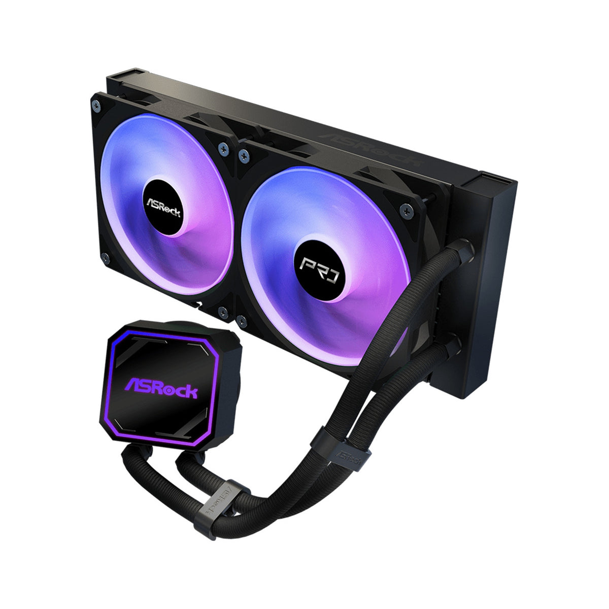 ASRock Pro 240 ARGB AIO Liquid CPU Cooler - 240mm – view 2