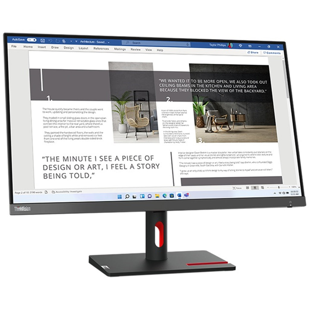Lenovo ThinkVision S27i-30 27" FHD IPS 100Hz Monitor – view 2