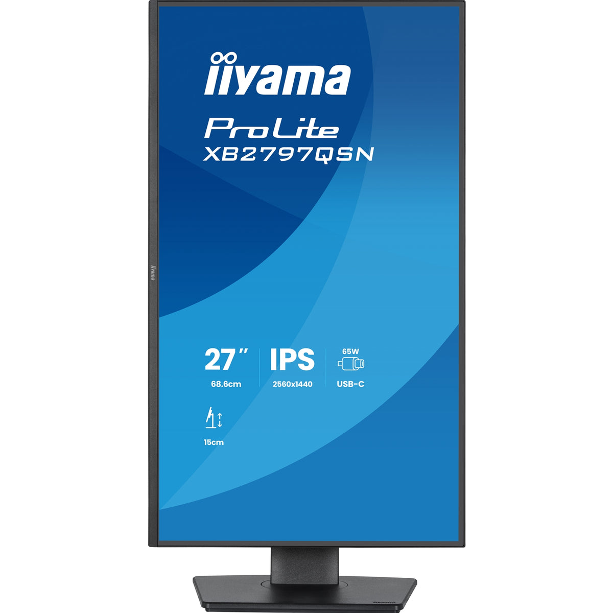 iiyama ProLite XB2797HSN-B1 27" FHD IPS USB-C Dock Monitor – view 2