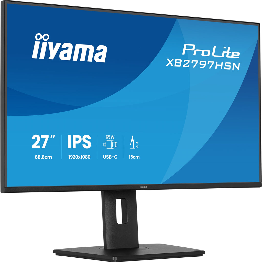 iiyama ProLite XB2797HSN-B1 27" FHD IPS USB-C Dock Monitor – view 3