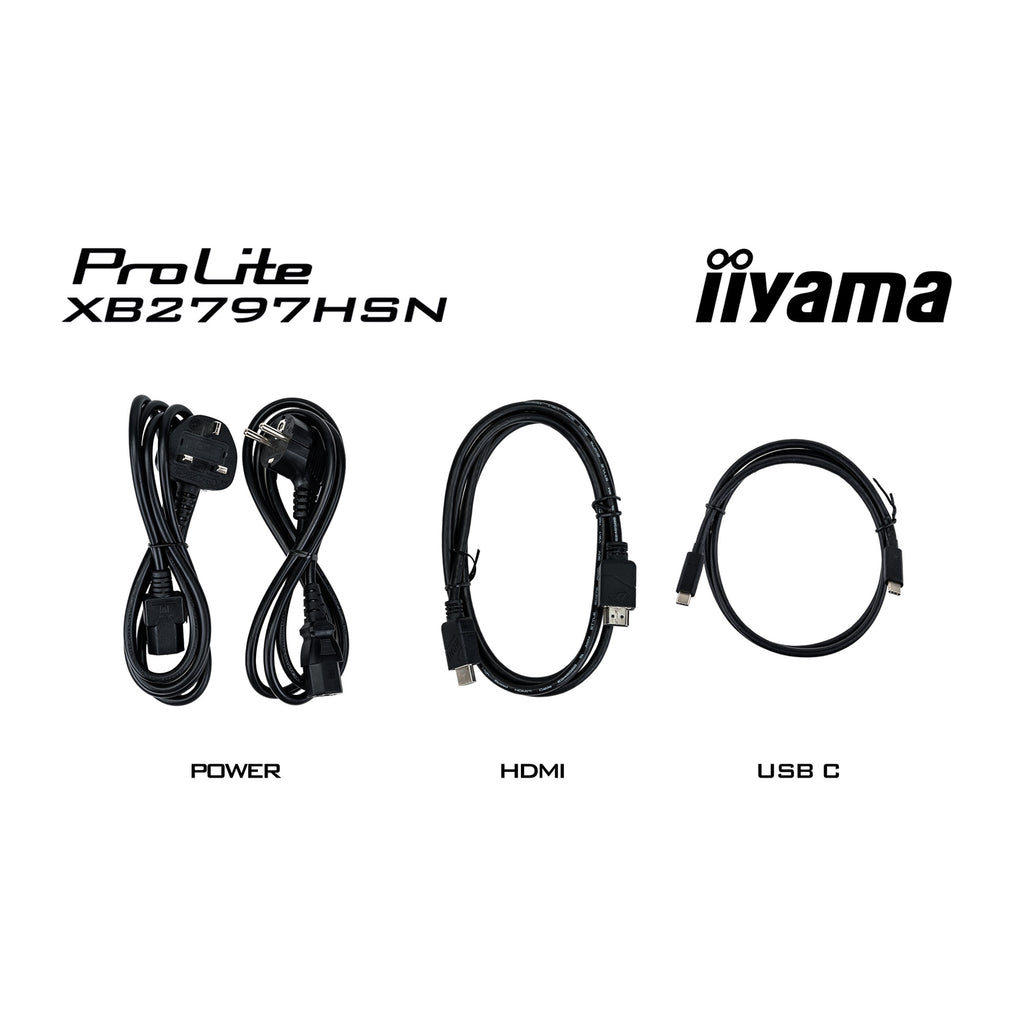 iiyama ProLite XB2797HSN-B1 27" FHD IPS USB-C Dock Monitor – view 8